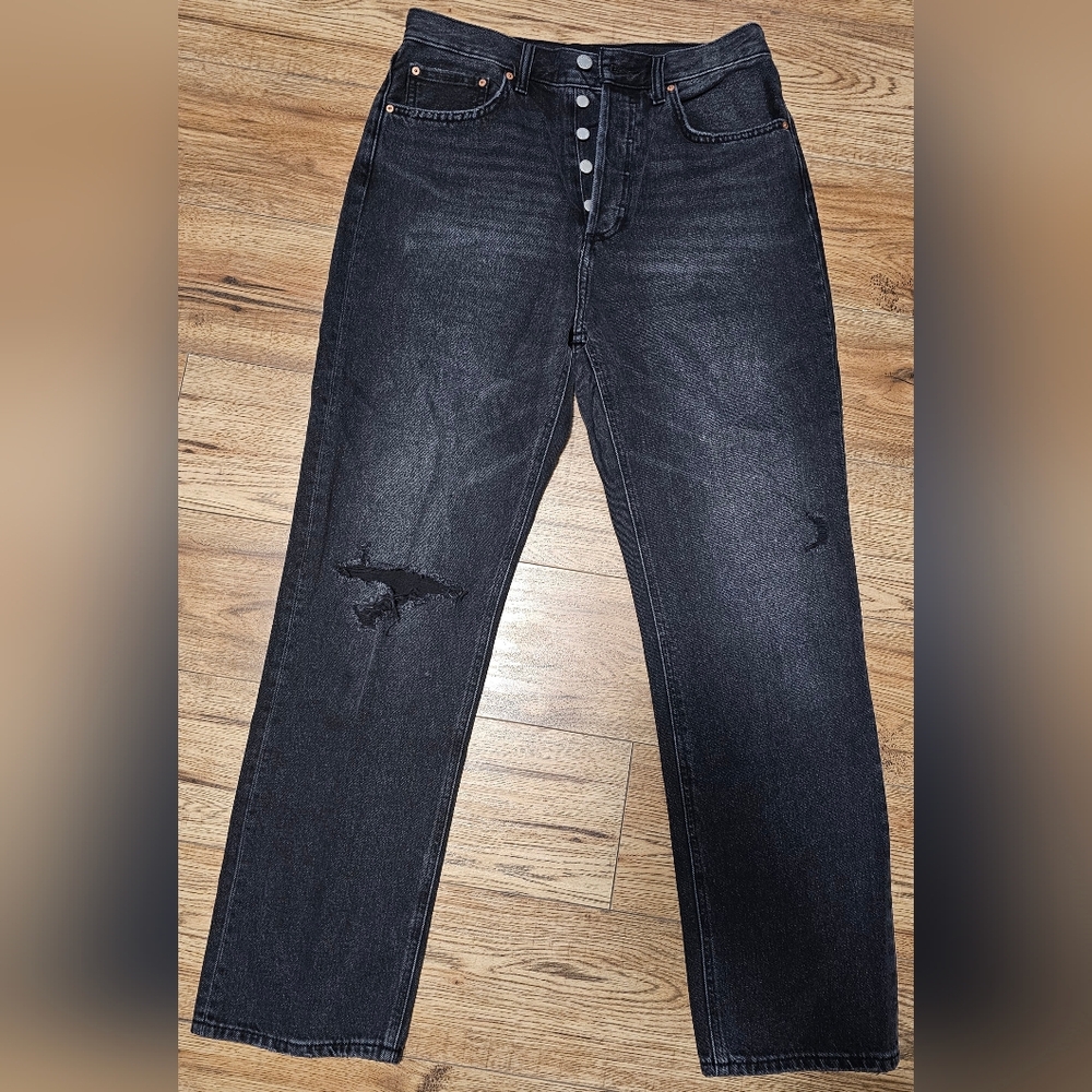 Denim Forum The Joni High Rise Loose Jeans